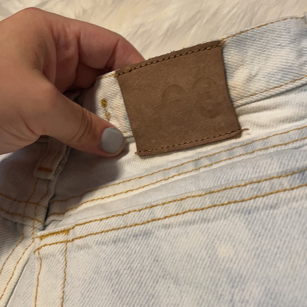 Vintage lee cut off Jean shorts - Picture 4 of 10